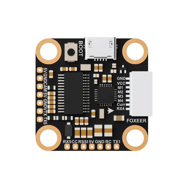 Venta al por mayor 20x20mm Foxeer F722 V3 Mini BMI270 5V/2A OSD BlackBox 2-6S controlador de vuelo para Air Unit Racing Drones Parts